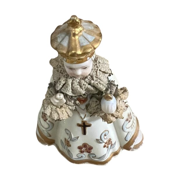 Vintage Lefton China Hand‎ Painted Infant Of Prague Porcelain Figurine - Picture 7 of 9